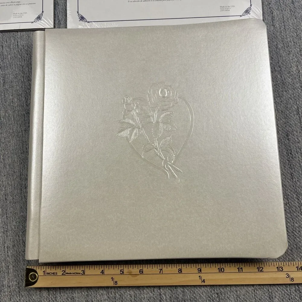 Creative Memories Wedding Scrapbook Album excellent Bundle 2 Pack Page Protector